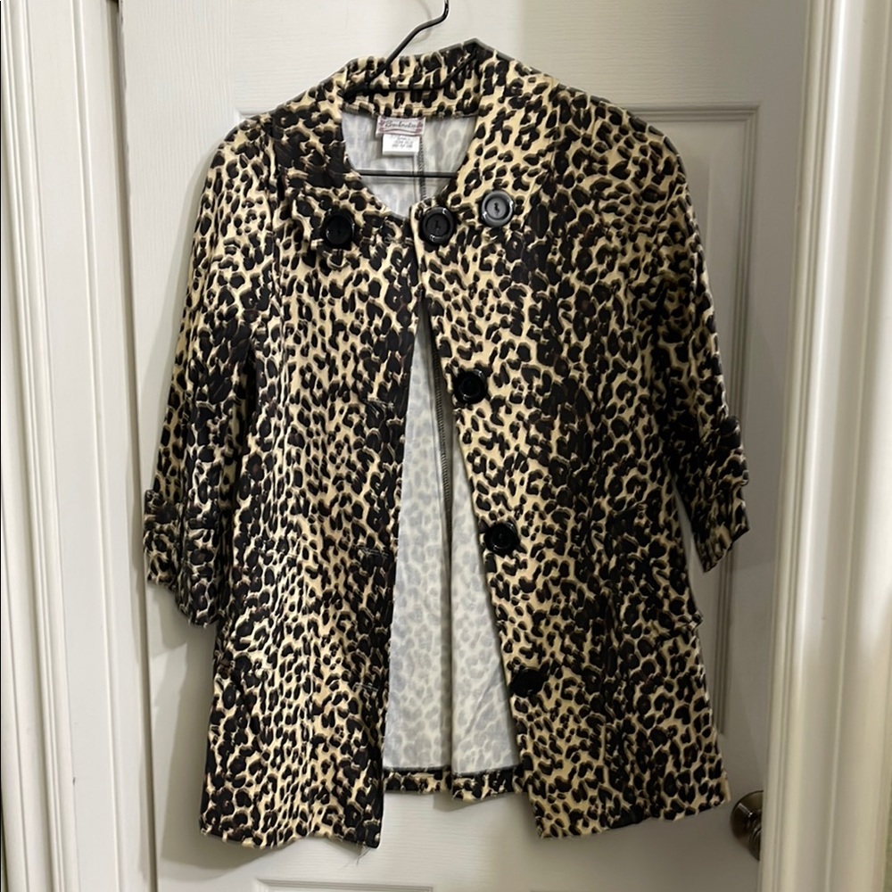 Leopard Print Women's Coat